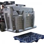 Morsetto per blocchi di cemento con attacco per carrello elevatore Classe 3