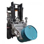 Pinza idraulica per carrello elevatore da 55 galloni per carrelli elevatori